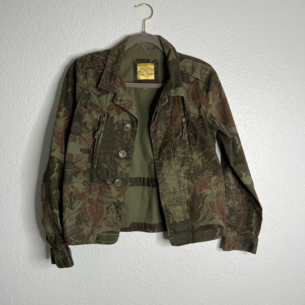 Princess Vera Wang Camo Military Style Jacket Small